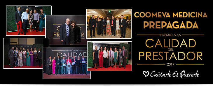 Coomeva Medicina Prepagada premia la calidad del Prestador 2017 Coomeva Medicina Prepagada premia la calidad del Prestador 2017